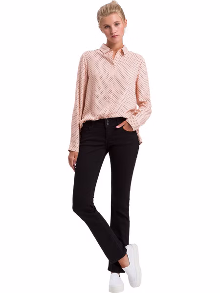 Cross Jeans Damen Jeans Loie - Regular Fit  - Schwarz - Black Cross Jeans Damen Jeans Loie - Regular Fit  - Schwarz - Black