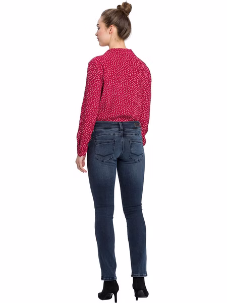 Cross Jeans Damen Jeans Loie - Regular Fit  - Blau - Blue/Black Cross Jeans Damen Jeans Loie - Regular Fit  - Blau - Blue/Black