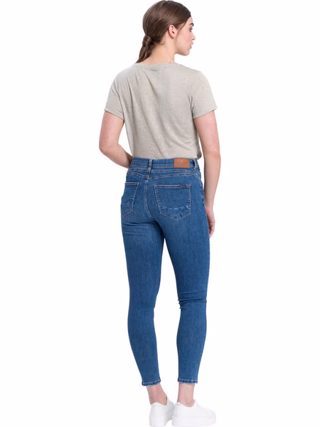 Cross Jeans Damen Jeans Judy - Super Skinny Fit - Blau - Straight Blue Cross Jeans Damen Jeans Judy - Super Skinny Fit - Blau - Straight Blue