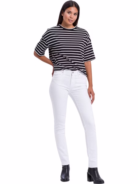 Cross Jeans Damen Jeans Anya - Slim Fit  - Weiß - White Cross Jeans Damen Jeans Anya - Slim Fit  - Weiß - White