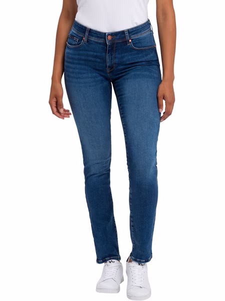 Cross Jeans Damen Jeans Anya - Slim Fit  - Blau - Dark Blue Washed Cross Jeans Damen Jeans Anya - Slim Fit  - Blau - Dark Blue Washed