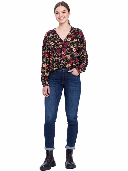 Cross Jeans Damen Jeans Anya - Slim Fit  - Blau - Ocean Blue Cross Jeans Damen Jeans Anya - Slim Fit  - Blau - Ocean Blue