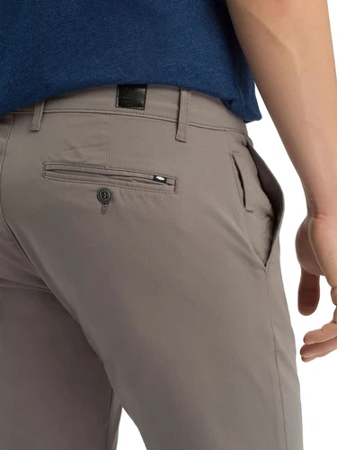 Cross Jeans Herren Slim Tapered Chino Hose - Slim Tapered Fit  - Grau