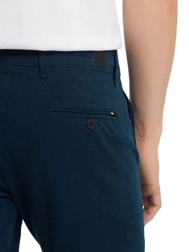 Cross Jeans Herren Slim Tapered Chino Hose - Slim Tapered Fit  - Blau