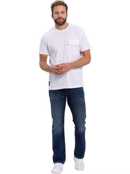 Cross Jeans Herren Jeans Dylan - Regular Fit -  Blau - Dark Blue Cross Jeans Herren Jeans Dylan - Regular Fit -  Blau - Dark Blue