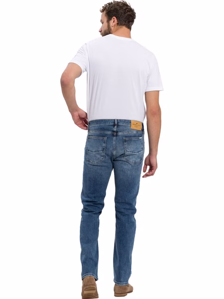 Cross Jeans Herren Jeans Damien - Slim Fit - Blau - Mid Blue Cross Jeans Herren Jeans Damien - Slim Fit - Blau - Mid Blue