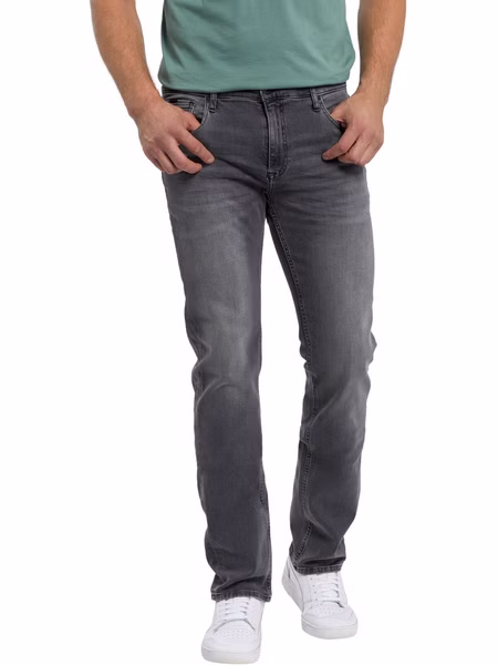 Cross Jeans Herren Jeans Damien - Slim Fit - Grau - Anhtracite Cross Jeans Herren Jeans Damien - Slim Fit - Grau - Anhtracite