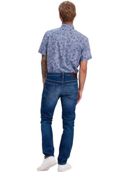 Cross Jeans Herren Jeans Damien - Slim Fit - Blau - Dark Blue Cross Jeans Herren Jeans Damien - Slim Fit - Blau - Dark Blue
