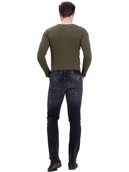 Cross Jeans Herren Jeans Damien - Slim Fit - Schwarz - Black Cross Jeans Herren Jeans Damien - Slim Fit - Schwarz - Black
