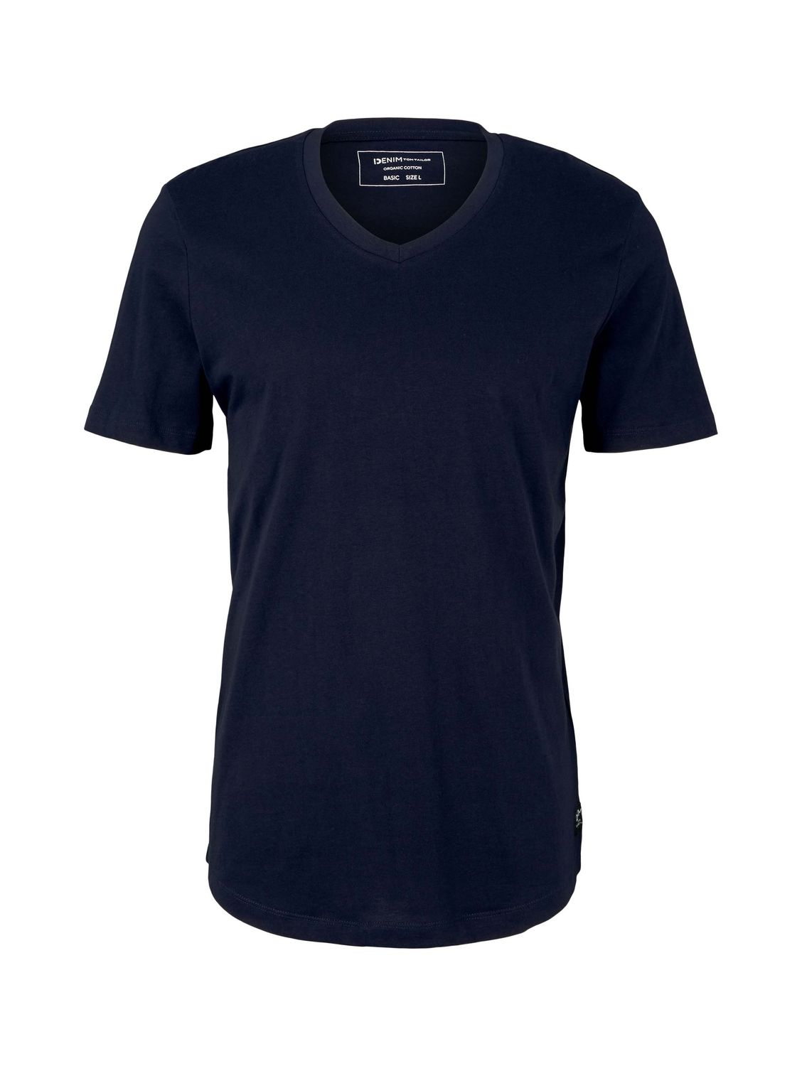 Tom Tailor Denim Herren T-Shirt V-NECK Regular Fit günstig online kaufen