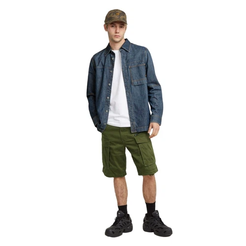 G-Star Herren Cargo Shorts ROVIC ZIP - Relaxed Fit - Grün - Sage
