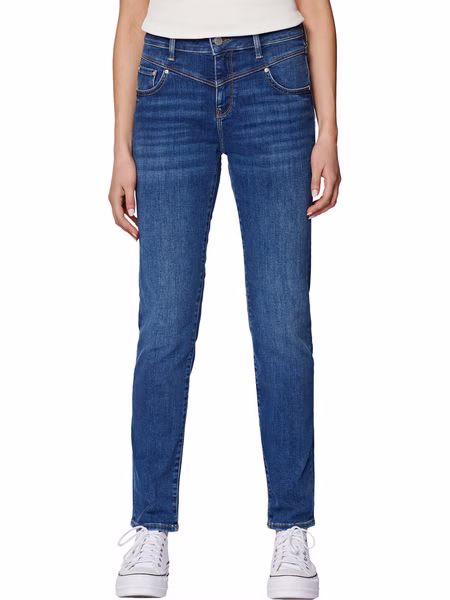 Mavi Damen Jeans Sophie - Skinny Fit - Blau - Mid Shaded Blue Str Mavi Damen Jeans Sophie - Skinny Fit - Blau - Mid Shaded Blue Str
