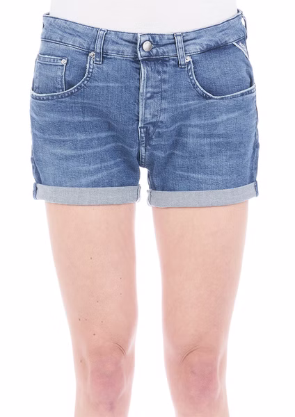 Replay Damen Short ANYTA - Regular Fit - Blau - Medium Blue Denim Replay Damen Short ANYTA - Regular Fit - Blau - Medium Blue Denim