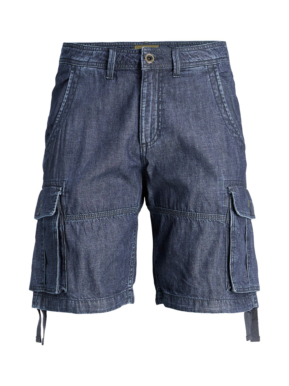 Jack & Jones Herren Jeans Short JWHZEUS JJCARGO- Regular Fit - Blau - Blue Denim