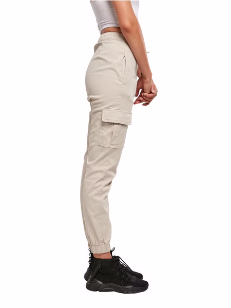 Jogginghose - HIGH WAIST CARGO COMFORT - regular/straight Jogginghose - HIGH WAIST CARGO COMFORT - regular/straight