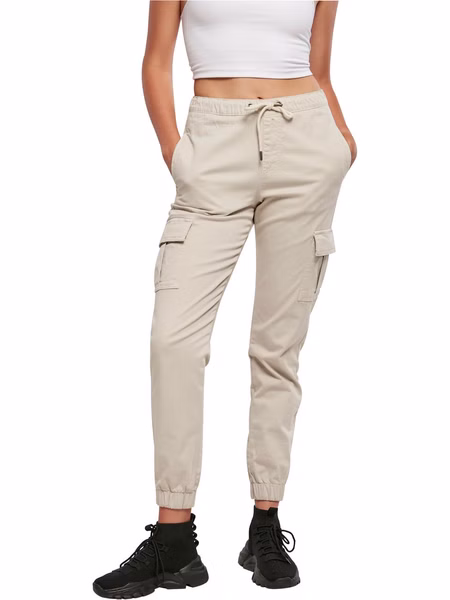 Jogginghose - HIGH WAIST CARGO COMFORT - regular/straight Jogginghose - HIGH WAIST CARGO COMFORT - regular/straight