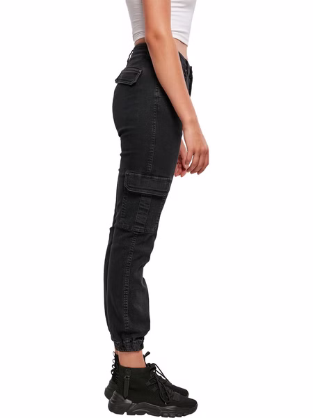 Jeans - ORGANIC STRETCH DENIM CARGO - comfort/relaxed Jeans - ORGANIC STRETCH DENIM CARGO - comfort/relaxed