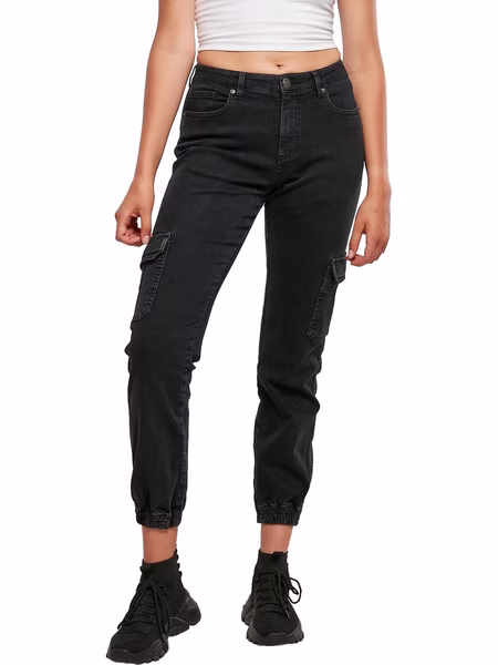 Jeans - ORGANIC STRETCH DENIM CARGO - comfort/relaxed Jeans - ORGANIC STRETCH DENIM CARGO - comfort/relaxed