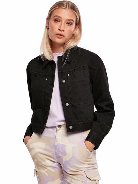 Urban Classics Damen Jacke SHORT BOXY WORKER Urban Classics Damen Jacke SHORT BOXY WORKER