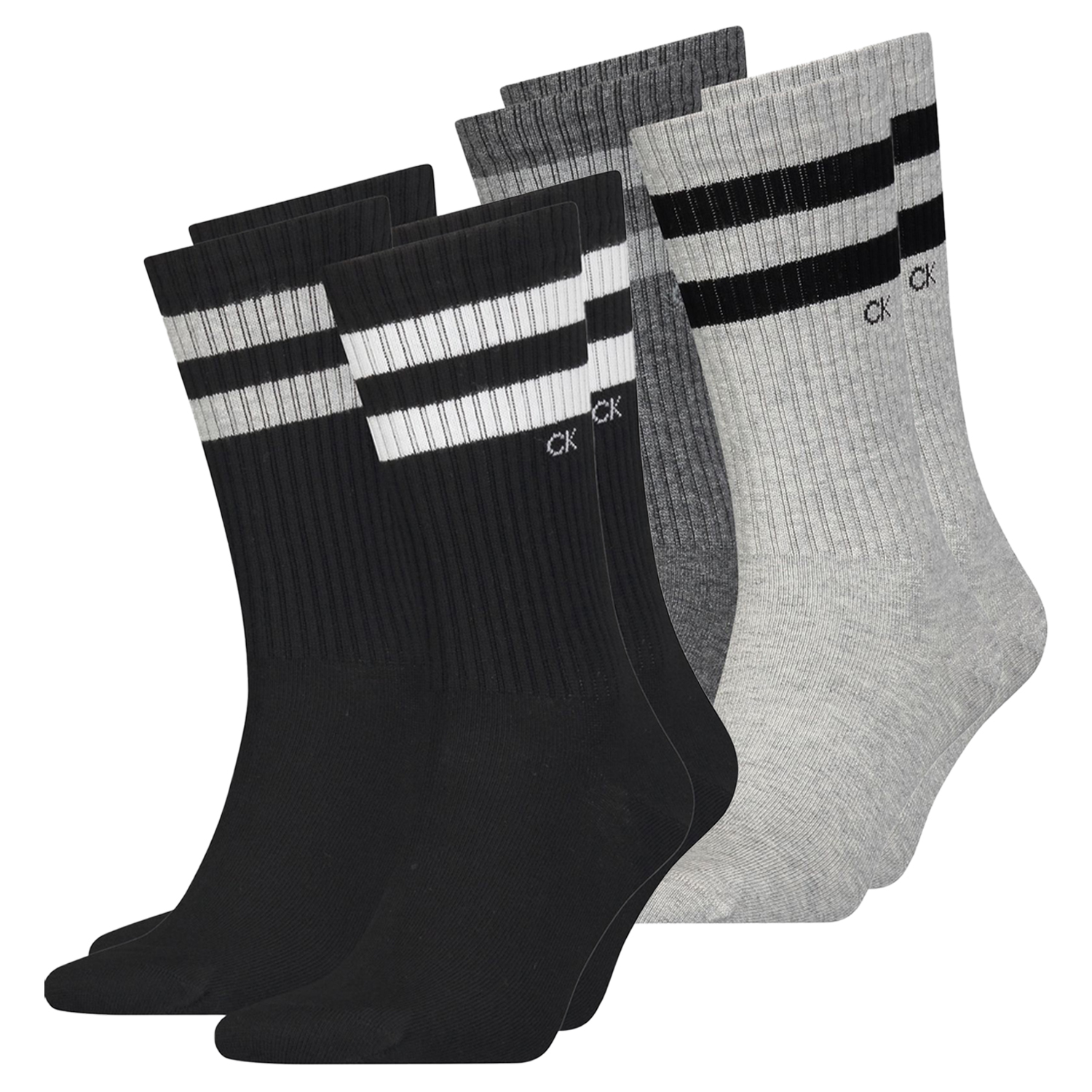 Calvin Klein Herren Socken STRIPES 4er, 6er, 8er Pack