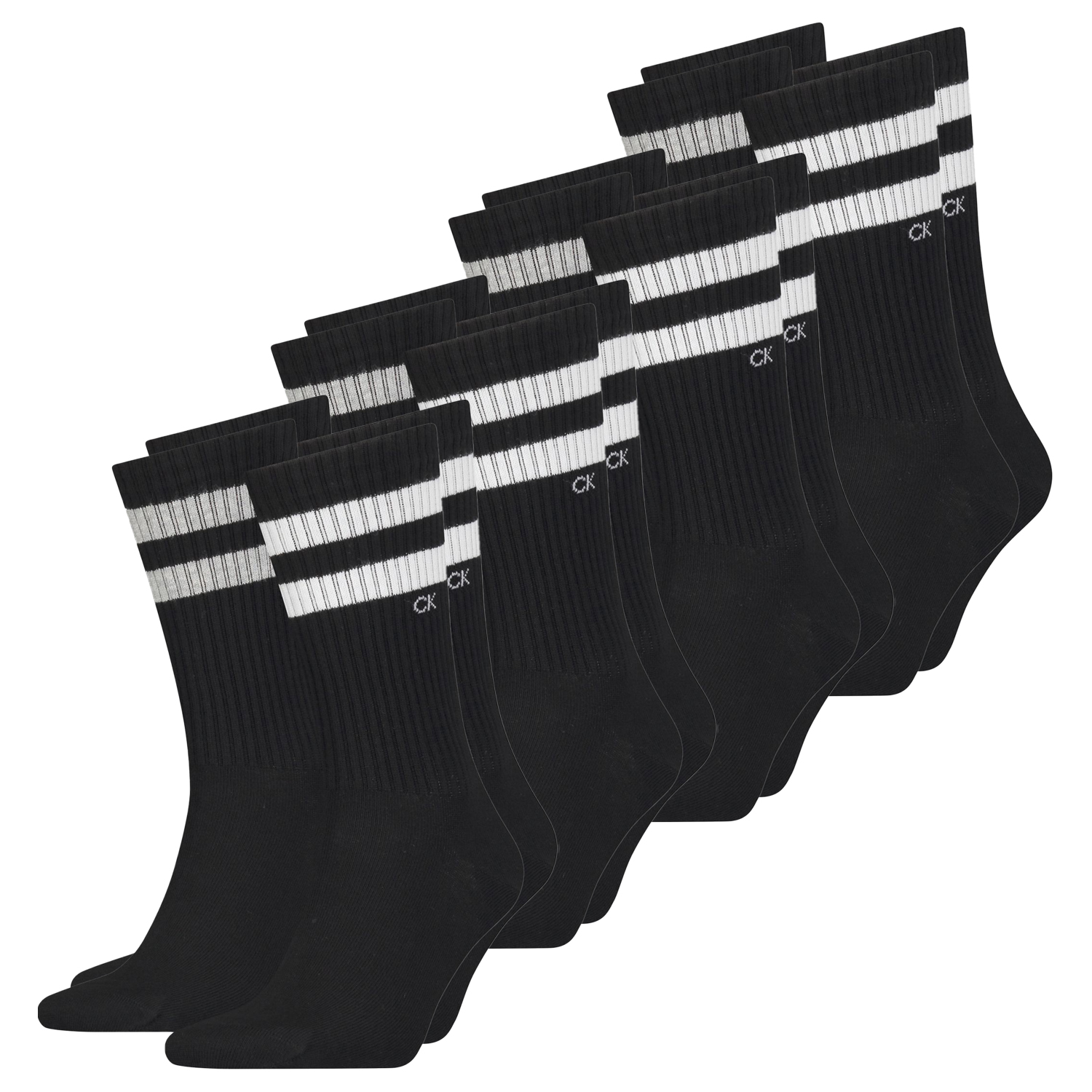 Calvin Klein Herren Socken STRIPES 4er, 6er, 8er Pack