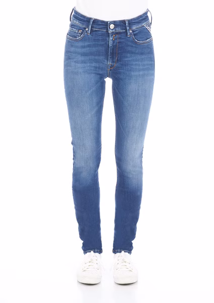 Replay Damen Jeans Luzien - Skinny Fit - Blau - Indigo Replay Damen Jeans Luzien - Skinny Fit - Blau - Indigo