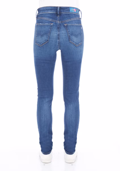 Replay Damen Jeans Luzien - Skinny Fit - Blau - Indigo Replay Damen Jeans Luzien - Skinny Fit - Blau - Indigo
