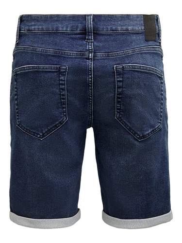 Only & Sons Herren Jeans Short ONSPLY REG D BLUE JOG PK 8582 - Regular Fit