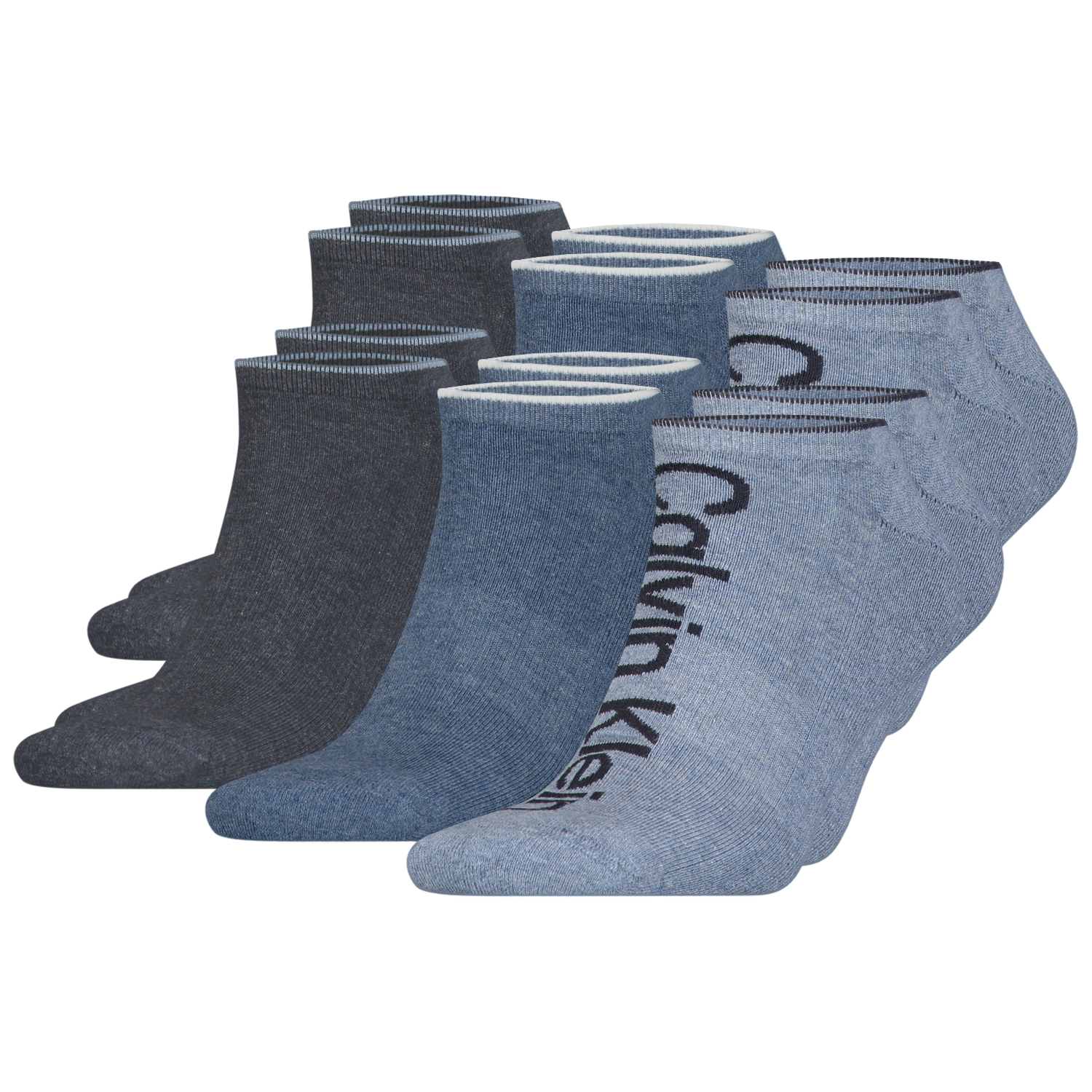 Calvin Klein Herren Sneaker Socken ATHLEISURE 6er 9er 12er Multipack One Size Baumwolle