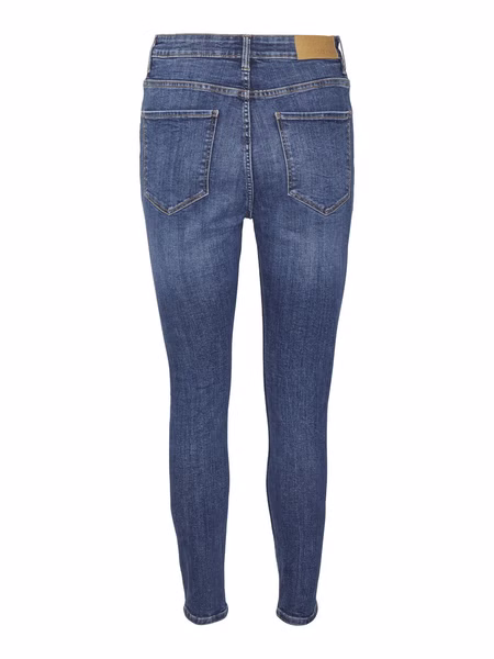Noisy May Damen Jeans  NMBUDDY Skinny Fit Blau - Medium Blue Denim Noisy May Damen Jeans  NMBUDDY Skinny Fit Blau - Medium Blue Denim