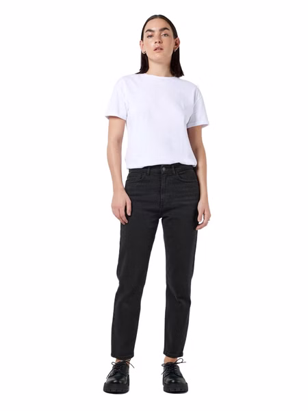 Noisy May Damen Jeans NMMONI Straight Fit Schwarz - Black Denim Noisy May Damen Jeans NMMONI Straight Fit Schwarz - Black Denim