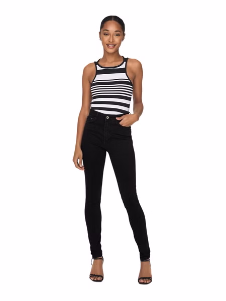 Only Damen Jeans ONLICONIC Skinny Fit - Schwarz - Black Denim W25-W33  Collmax® Only Damen Jeans ONLICONIC Skinny Fit - Schwarz - Black Denim W25-W33  Collmax®