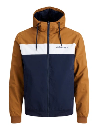 Jack & Jones Herren Jacke JJERUSH HOOD BOMBER