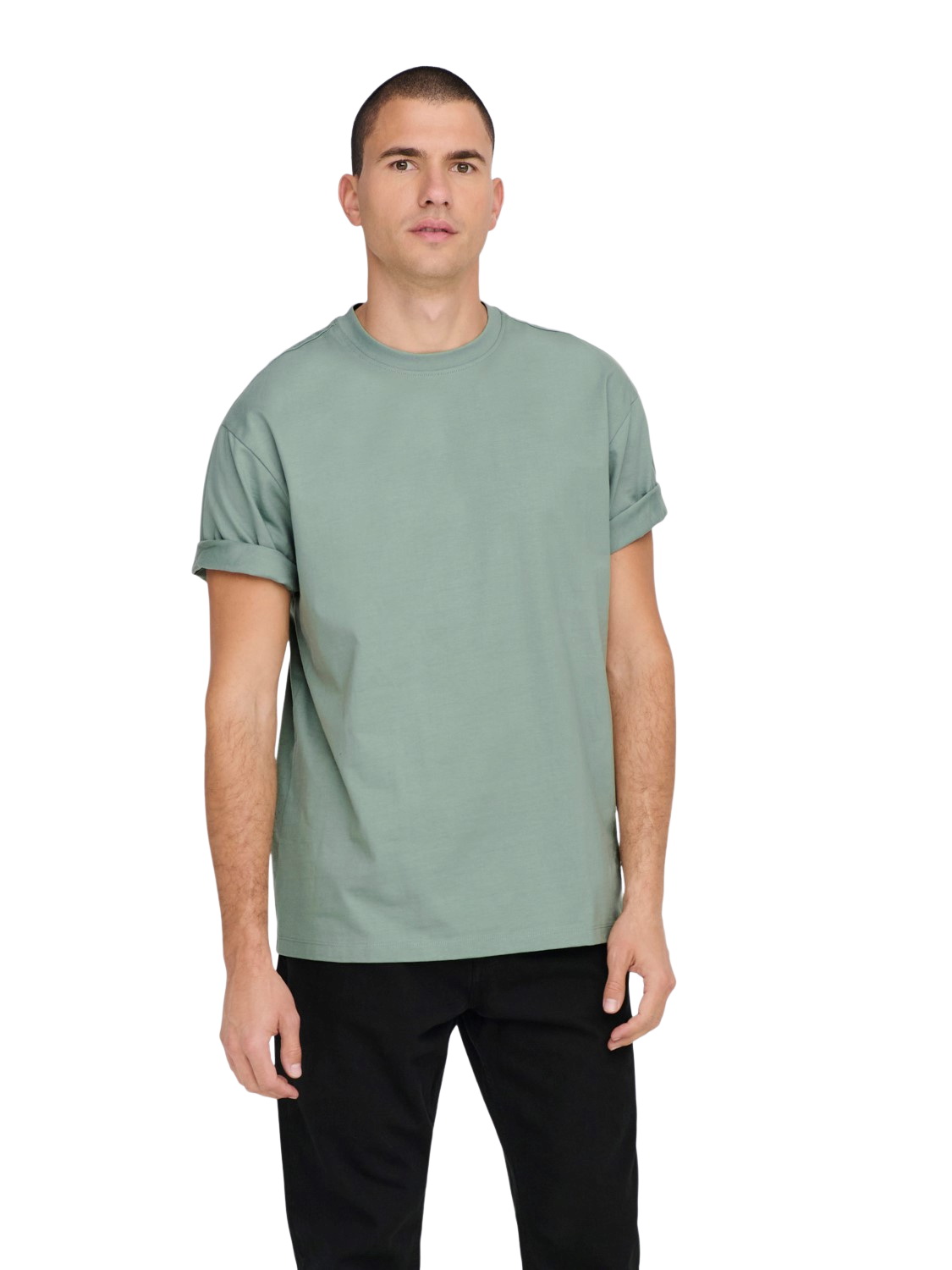 Only & Sons Herren Rundhals T-Shirt ONSFRED - Relaxed Fit