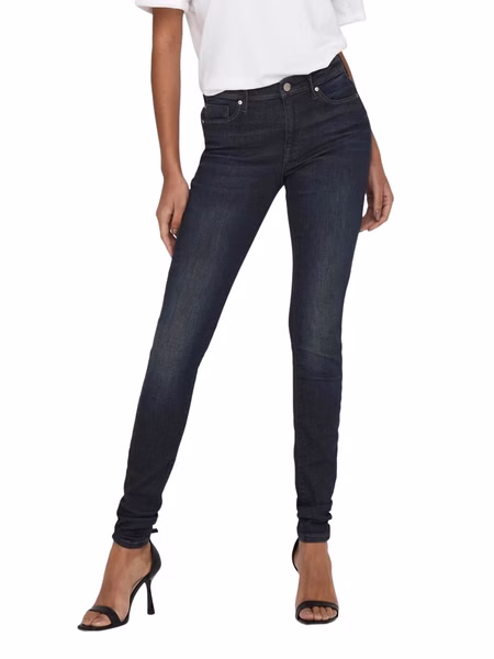 Only Damen Jeans ONLSHAPE REG SKINNY REA095 - Skinny Fit - Schwarz- Black Denim Only Damen Jeans ONLSHAPE REG SKINNY REA095 - Skinny Fit - Schwarz- Black Denim