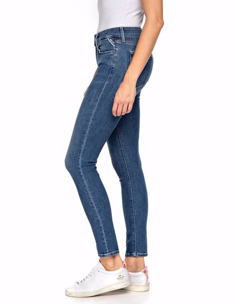 Replay Damen Jeans NEW LUZ  - Skinny Fit - Blau- Medium Blue Replay Damen Jeans NEW LUZ  - Skinny Fit - Blau- Medium Blue