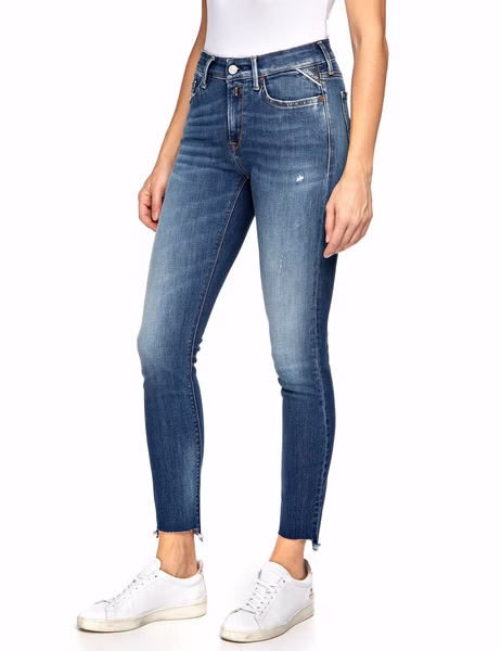 Replay Damen Jeans LUZIEN - Skinny Fit - Blau - Medium Blue Replay Damen Jeans LUZIEN - Skinny Fit - Blau - Medium Blue