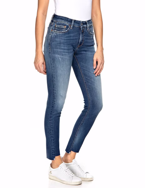 Replay Damen Jeans LUZIEN - Skinny Fit - Blau - Medium Blue Replay Damen Jeans LUZIEN - Skinny Fit - Blau - Medium Blue