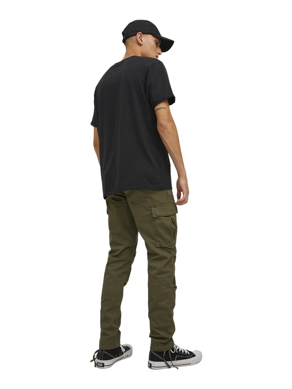 Jack & Jones Herren Cargohose JJPSTACE JJTUCKER -Tapered Fit - Grau Beige S günstig online kaufen