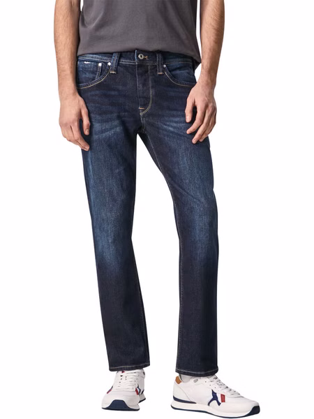 Pepe Jeans Herren Jeans CASH - Regular Fit - Blau - Dark Blue Denim Pepe Jeans Herren Jeans CASH - Regular Fit - Blau - Dark Blue Denim