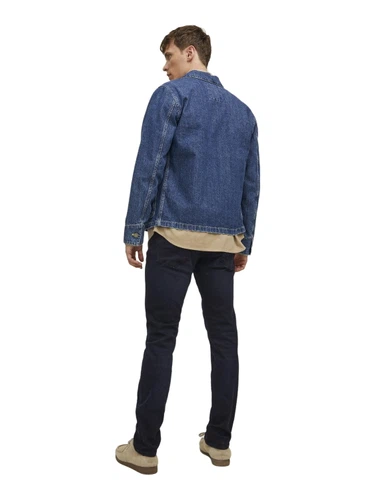 Jack & Jones Herren Jeans JJIGLENN JJICON JJ 556 - Slim Fit - Blau - Blue Denim