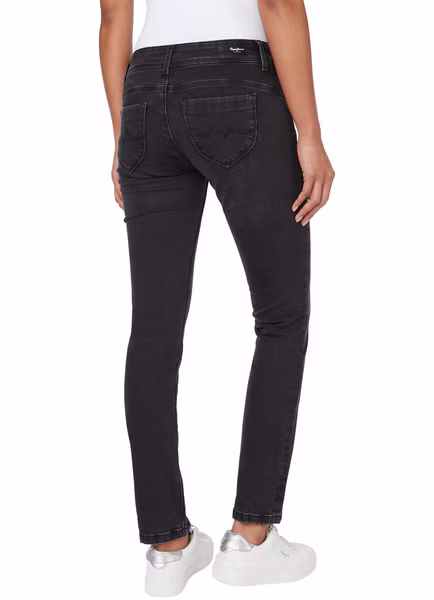 Pepe Jeans Damen Jeans NEW BROOKE - Slim Fit - Schwarz - Black Denim Pepe Jeans Damen Jeans NEW BROOKE - Slim Fit - Schwarz - Black Denim