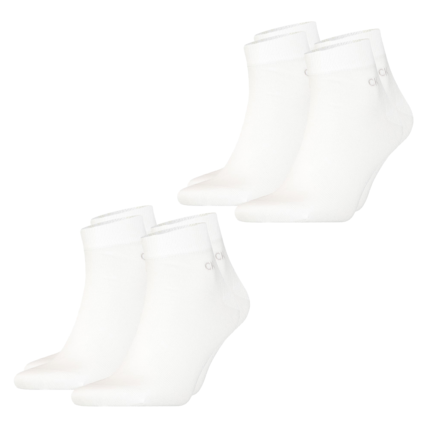 Calvin Klein Herren Quarter Socken 4er, 6er, 8er Pack