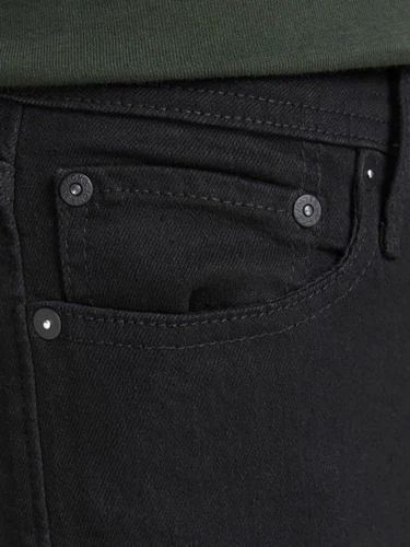 Jack & Jones Herren Jeans JJIGLENN JJORIGINAL MF 029 - Slim Fit - Schwarz - Black Denim