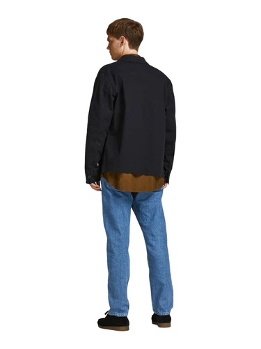 Jack & Jones Herren Jeans JJICHRIS JJORIGINAL MF 412 - Relaxed Fit - Blau - Blue Denim