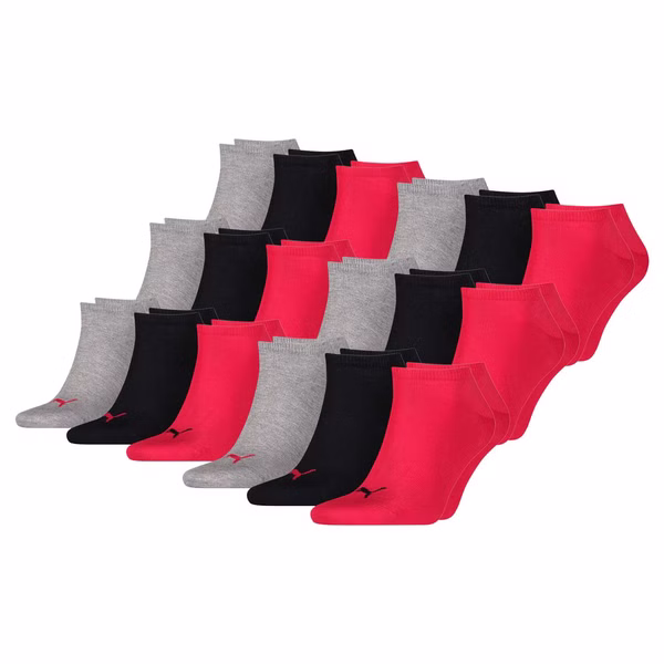 Puma Unisex Herren Damen Sneaker Socken PLAIN ECOM - 18er Pack Puma Unisex Herren Damen Sneaker Socken PLAIN ECOM - 18er Pack