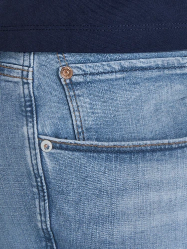 Jack & Jones Herren Jeans JJIMIKE JJORIGINAL CJ 715 Plussize - Relaxed Fit - Blau - Blue Denim