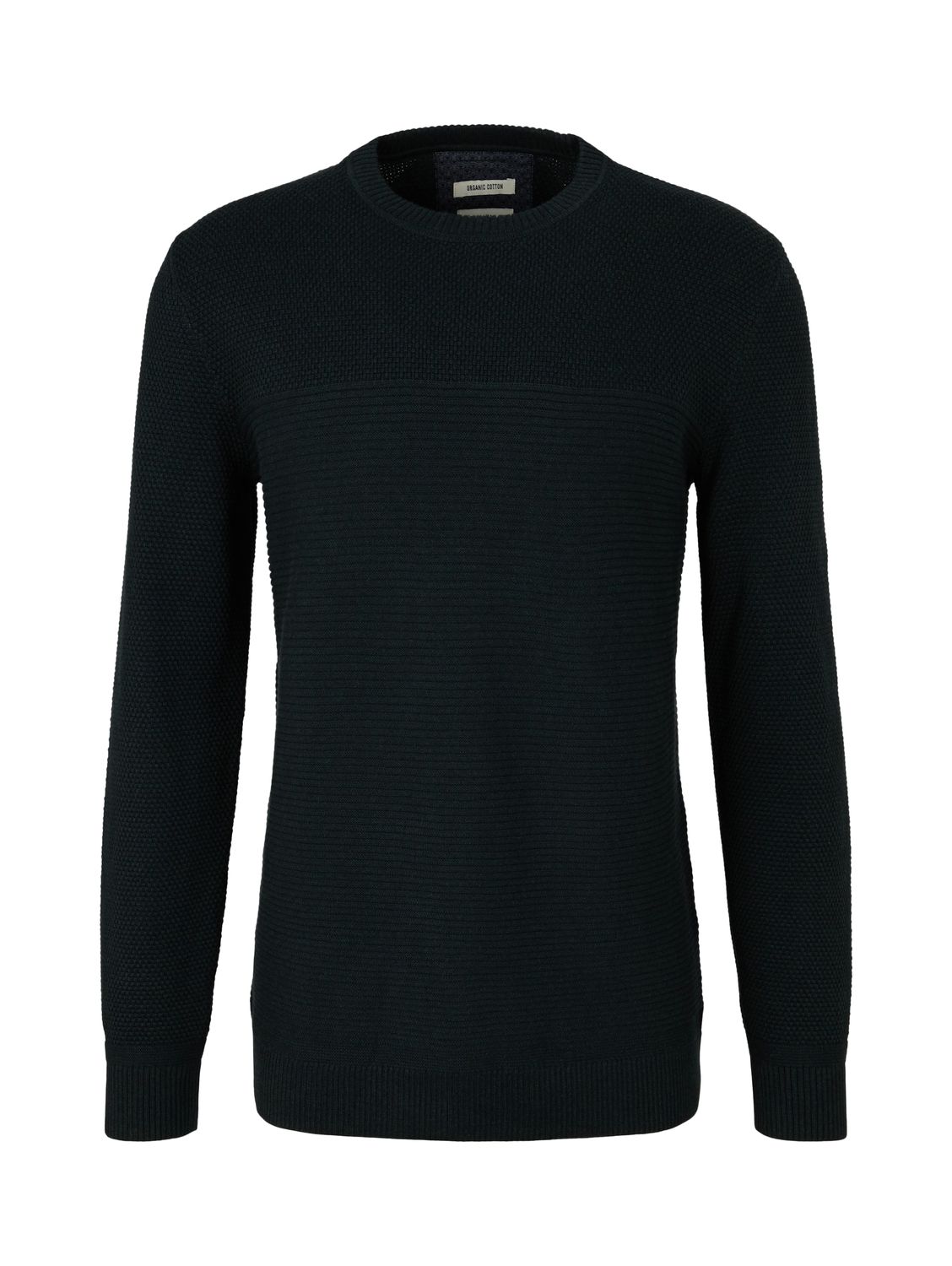 Tom Tailor Herren Rundhals Pullover BASIC STRUCTURED