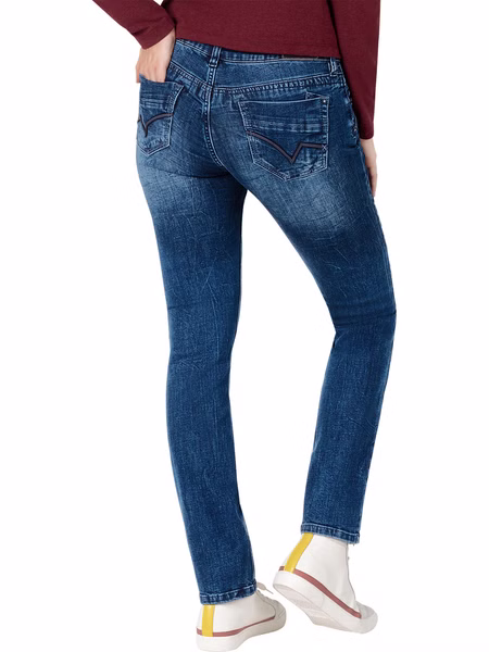 TIMEZONE Damen Jeans SLIM TAHILATZ - Slim Fit - Blau - Lush Blue Wash TIMEZONE Damen Jeans SLIM TAHILATZ - Slim Fit - Blau - Lush Blue Wash