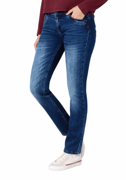TIMEZONE Damen Jeans SLIM TAHILATZ - Slim Fit - Blau - Lush Blue Wash TIMEZONE Damen Jeans SLIM TAHILATZ - Slim Fit - Blau - Lush Blue Wash
